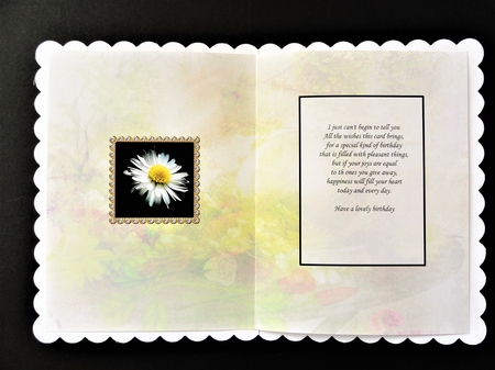 Birthstone and Birth Flower - April Insert by Valerie Spowart