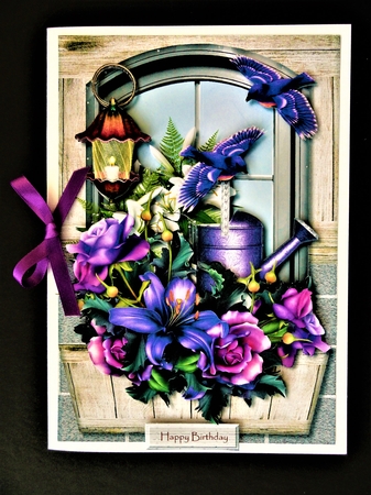 Window Roses & Birds MIni Kit by Valerie Spowart