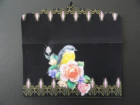 Elegant Black and Gold with Flowers by Valerie Spowart