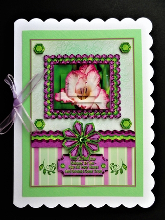 Birthstone and Birth Flower - August by Valerie Spowart