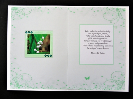 Birthstone and Birth Flower - May Insert by Valerie Spowart