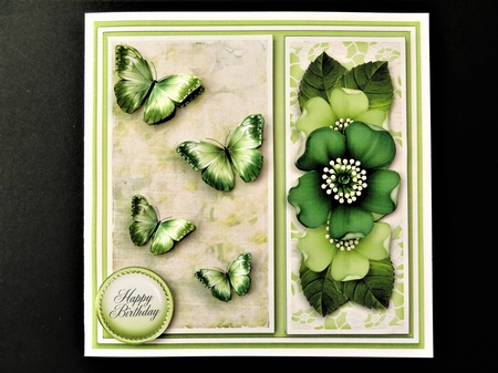 Vintage Wildrose Butterflies and Doilies 1129 by Valerie Spowart