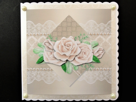 Cream Roses by Valerie Spowart