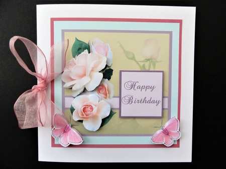 birthday rose by Valerie Spowart