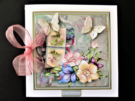 Rustic countryside and flowers by Valerie Spowart