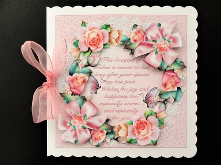 8x8 beautiful roses with verse mini kit by Valerie Spowart