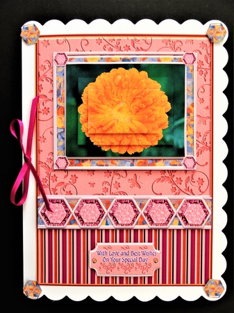 Birthstone and Birth Flower - October by Valerie Spowart