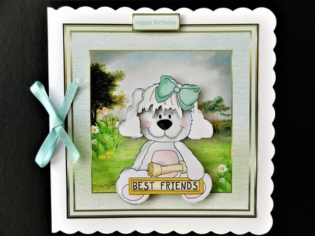 Best friends puppy by Valerie Spowart