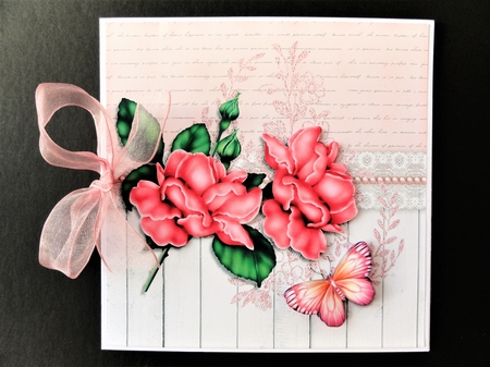 Pink Roses by Valerie Spowart