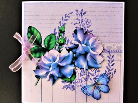 Purple  Roses by Valerie Spowart