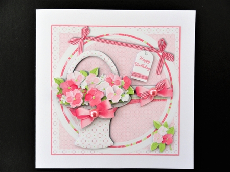 Basket of Flowers for Birthday/Mothers Day by Valerie Spowart