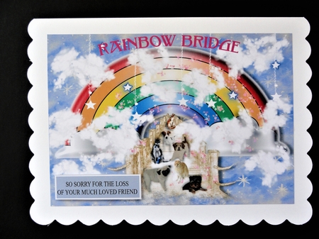 Rainbow Bridge For The Loss Of Your Pet by Valerie Spowart