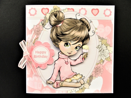 8x8 Sweet birthday wishes by Valerie Spowart