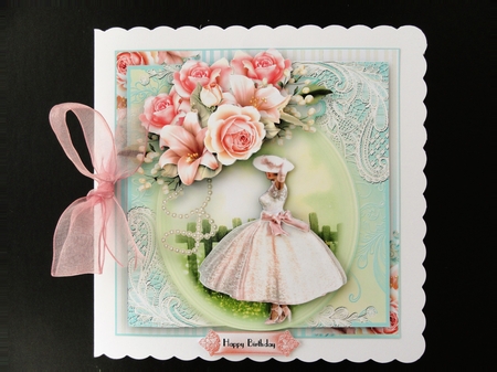 The Garden Gate Card Front Kit by Valerie Spowart