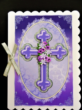 Cross and Flowers 6 by Valerie Spowart