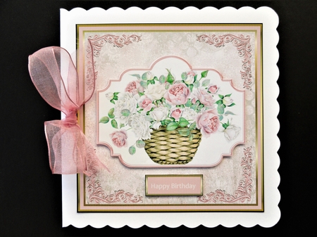 Basket of roses by Valerie Spowart