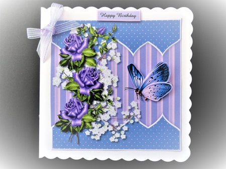 Roses & Butterflies 2 by Valerie Spowart
