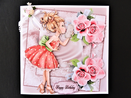 pink roses mini kit by Valerie Spowart