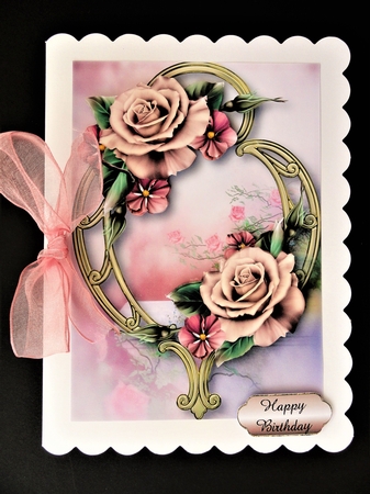 Floral Golden Frame Bumper Kit 3 by Valerie Spowart