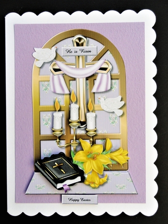 Easter Window by Valerie Spowart