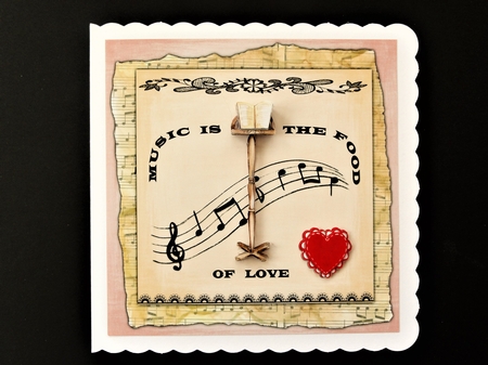 Music - Music Stand With Sheet Music by Valerie Spowart