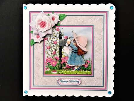 Something In The Post Square Card Front by Valerie Spowart