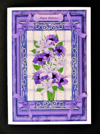 LILAC LILIES ULTRA QUICK FLORAL TOPPER by Valerie Spowart