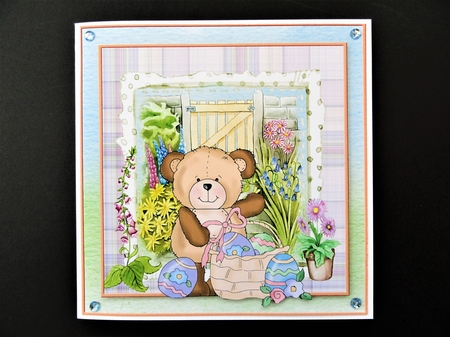 Teddy bears Easter by Valerie Spowart