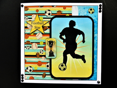 Football/Soccer Star by Valerie Spowart