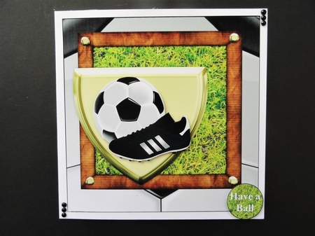 FATHERS DAY FOOTBALL DAD GRANDAD by Valerie Spowart