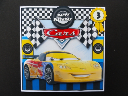 CARS Card Front Kit 10 by Valerie Spowart