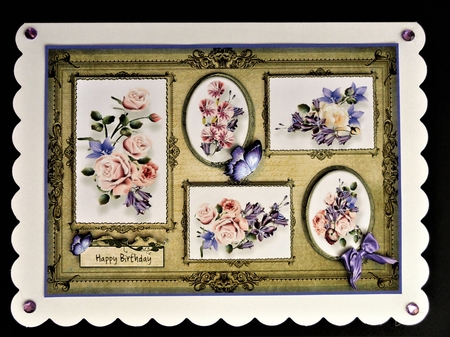 Love in a Frame Card Topper by Valerie Spowart