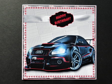 AUDI SPORT 2 BIRTHDAY - FATHERS DAY by Valerie Spowart