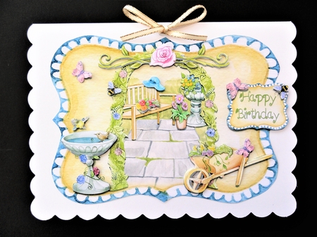 Birthday - A Secret Garden by Valerie Spowart