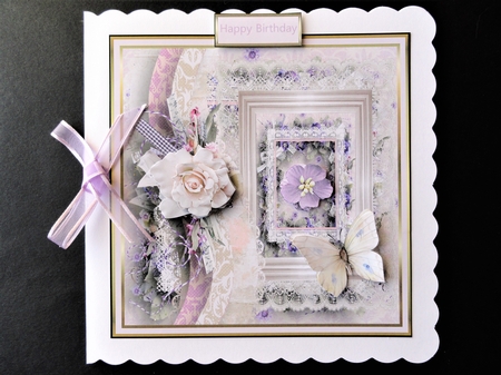 pink rose and butterfly by Valerie Spowart