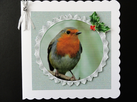 Christmas Robin #3 by Valerie Spowart