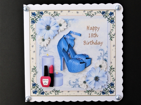 Happy 18th Birthday Fashion Topper by Valerie Spowart