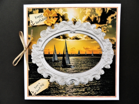 SUNSET SAILING - UNISEX & CHOICE OF SENTIMENTS by Valerie Spowart