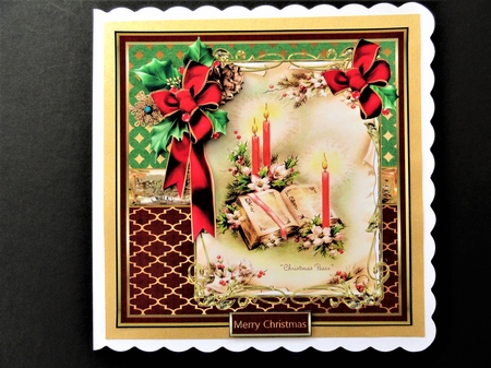 Christmas candles by Valerie Spowart