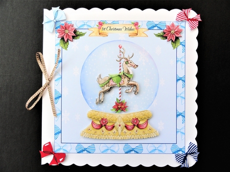 FIRST CHRISTMAS BOY 6x6 CARD CONCEPT SHEET GREAT VERSE by Valerie Spowart
