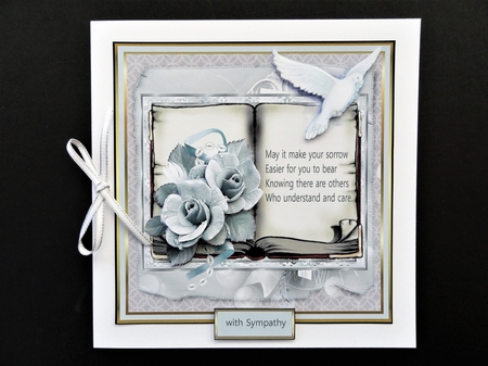 Flowers and a dove by Valerie Spowart