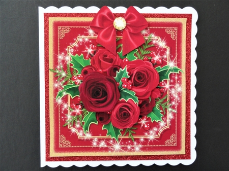 Christmas Rose Bouquet by Valerie Spowart