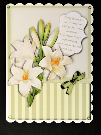Sympathy Lilies by Valerie Spowart