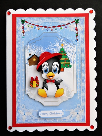 Its Penguin Time Topper by Valerie Spowart