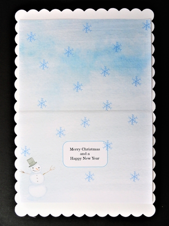 Caroling Snowmen 2 card design by Valerie Spowart