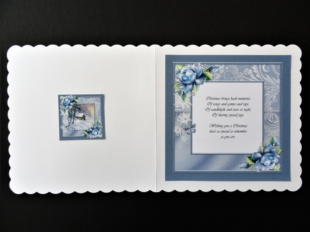 Winter Cabin Snowflakes & Porcelain Roses by Valerie Spowart