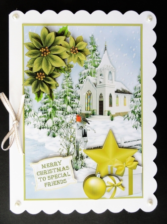 A Christmas Scene A5 by Valerie Spowart