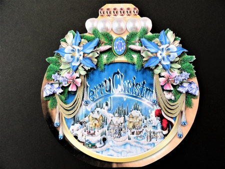 Glass Bauble J by Valerie Spowart