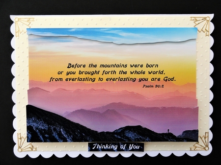 Bible Verse Step by Step - Birthday or Thinking of You by Valerie Spowart