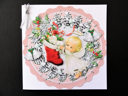 Sweet Angel Christmas Toppers Bumper Kit by Valerie Spowart
